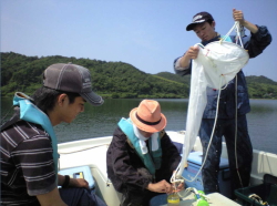 生態環境科学教育コースの実習風景