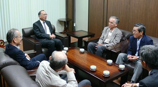 学長表敬訪問 学長表敬訪問