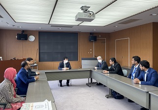 sakura02_上野学部長表敬訪問 上野学部長表敬訪問